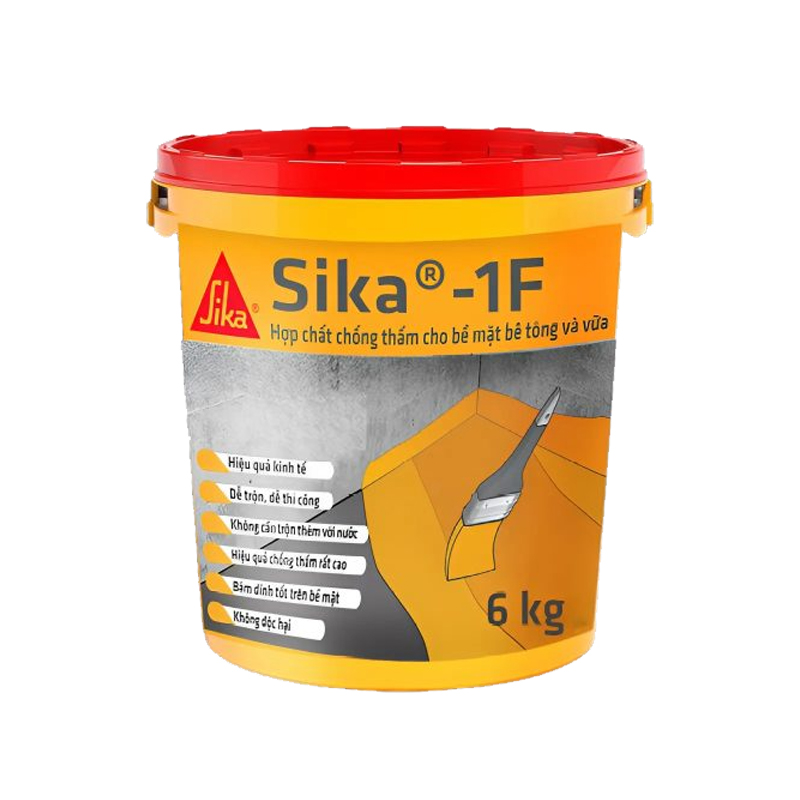 Hợp chất chống thấm bề mặt bê tông Sika 1F (6Kg)