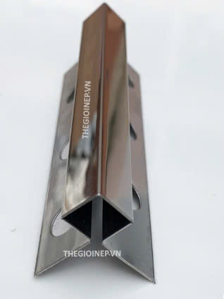 Nẹp 2 cạnh vuông nox 304 dày