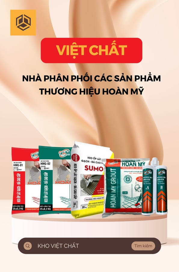 Keo chít mạch 2 thành phần Hoàn Mỹ
