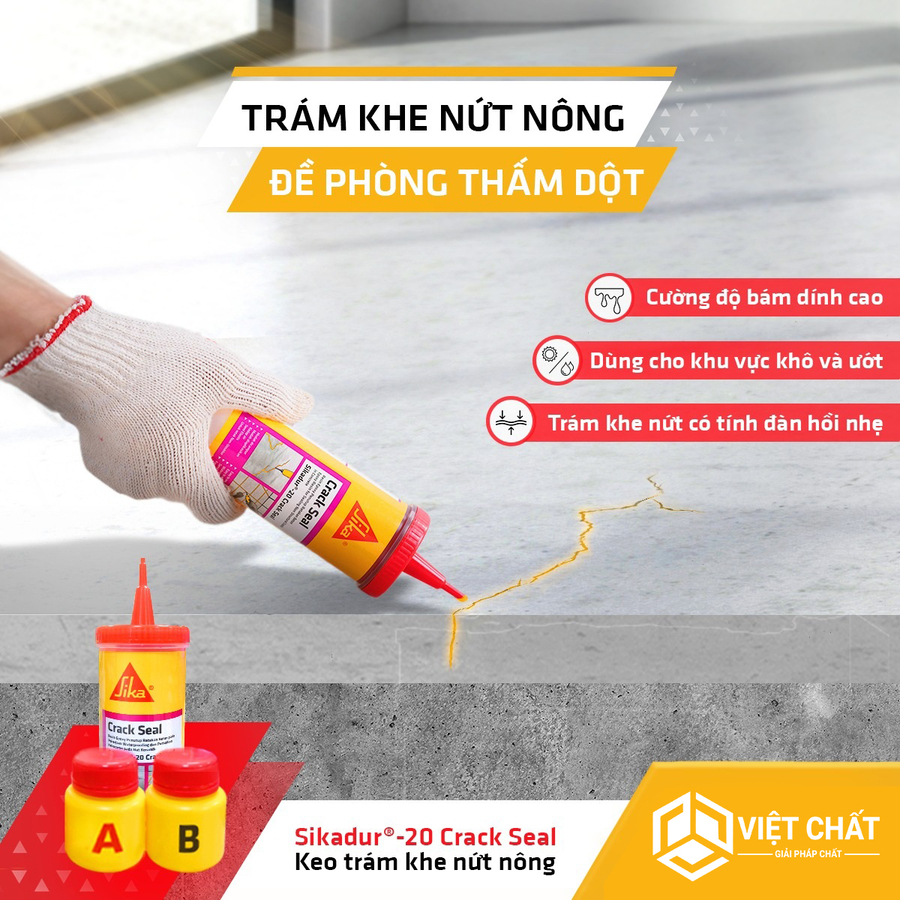 Keo trám vá Sikadur 20 Crack Seal
