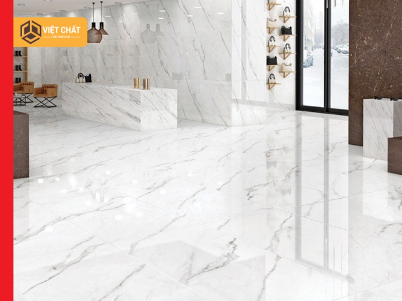 Độ dày keo dán gạch Sika cho gạch Marble và đá tự nhiên