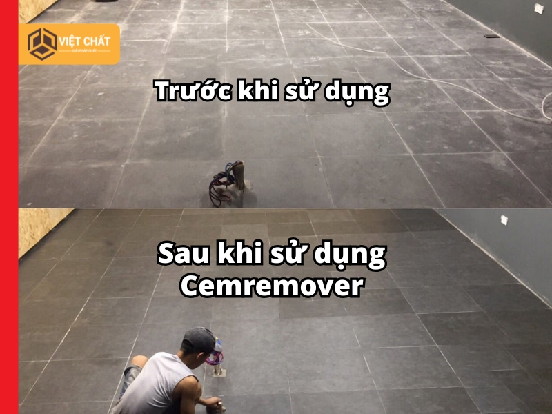 Hướng dẫn sử dụng chất tẩy xi măng Cemremover