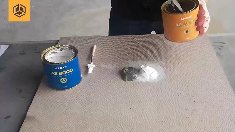 Thi công keo APOXY AE-3000