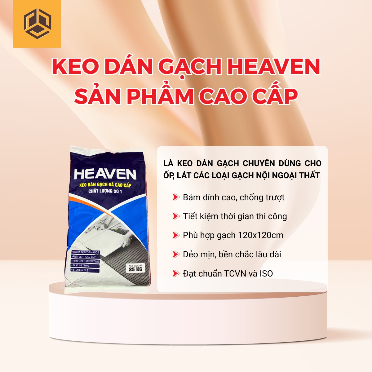 Keo dán gạch Heaven