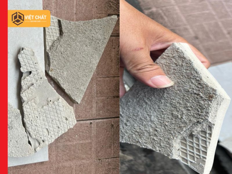 Rớt nguyên mảng gạch ngoài trời khi ốp lát: Nguyên nhân kỹ thuật và cách xử lý triệt để